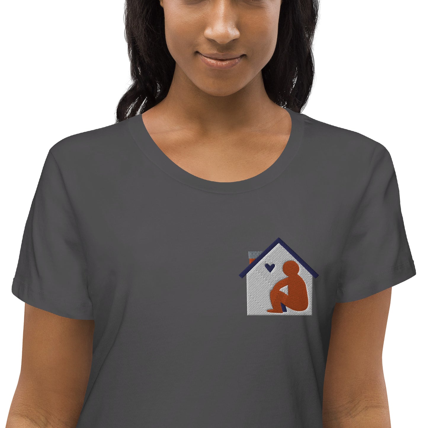 Housing is a Human Right - Women's fitted eco tee