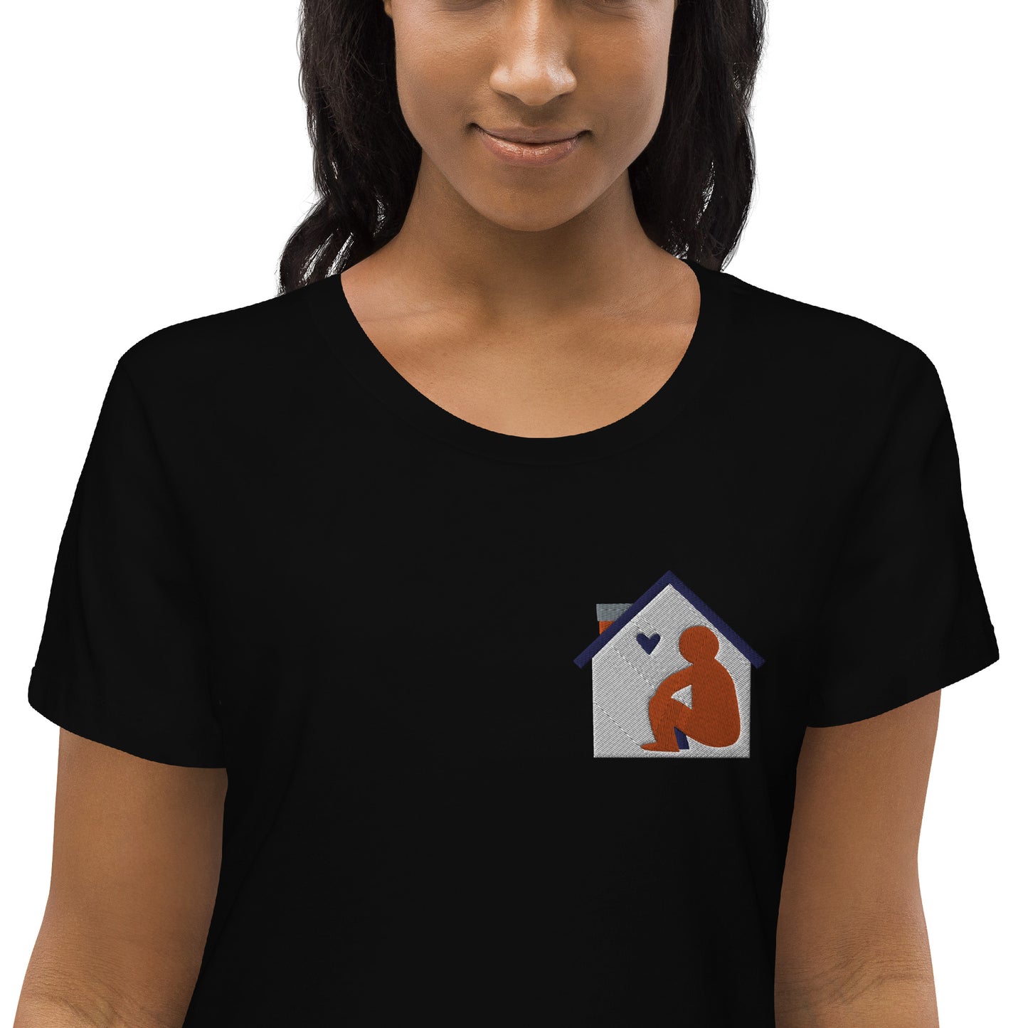 Housing is a Human Right - Women's fitted eco tee