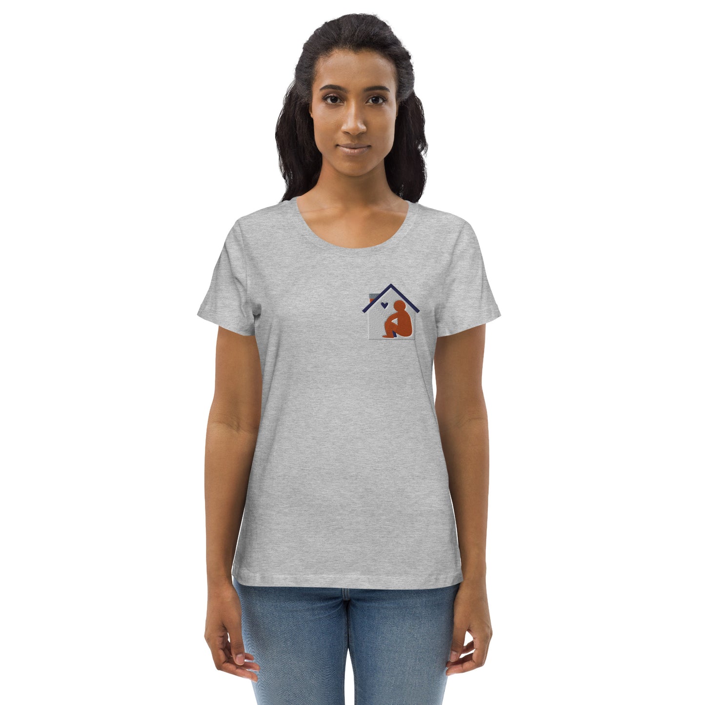 Housing is a Human Right - Women's fitted eco tee