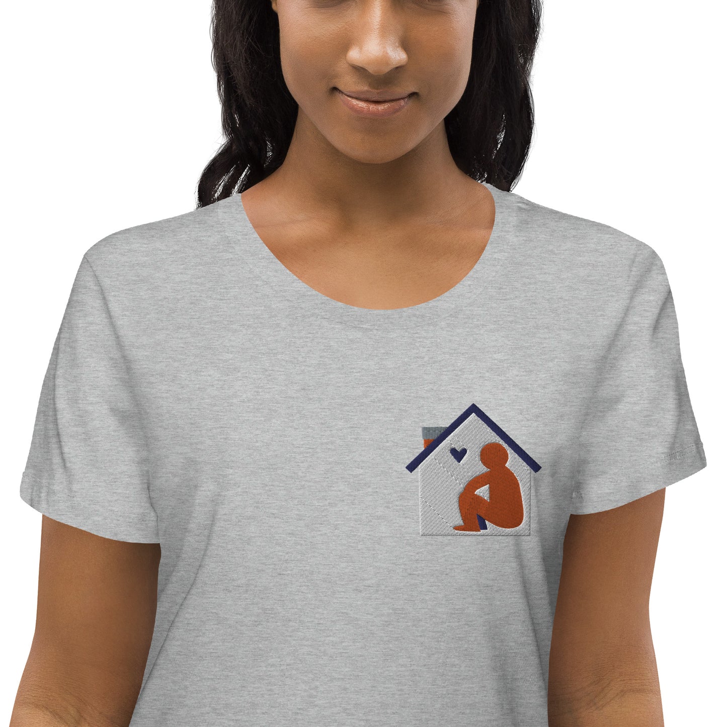 Housing is a Human Right - Women's fitted eco tee