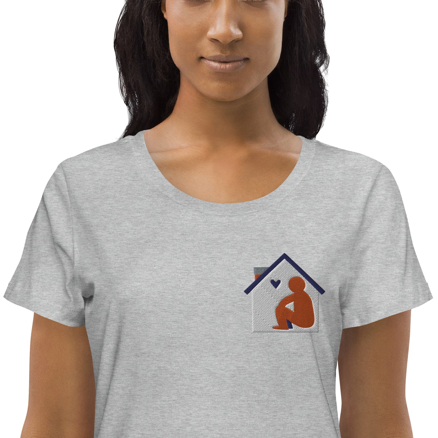 Housing is a Human Right - Women's fitted eco tee