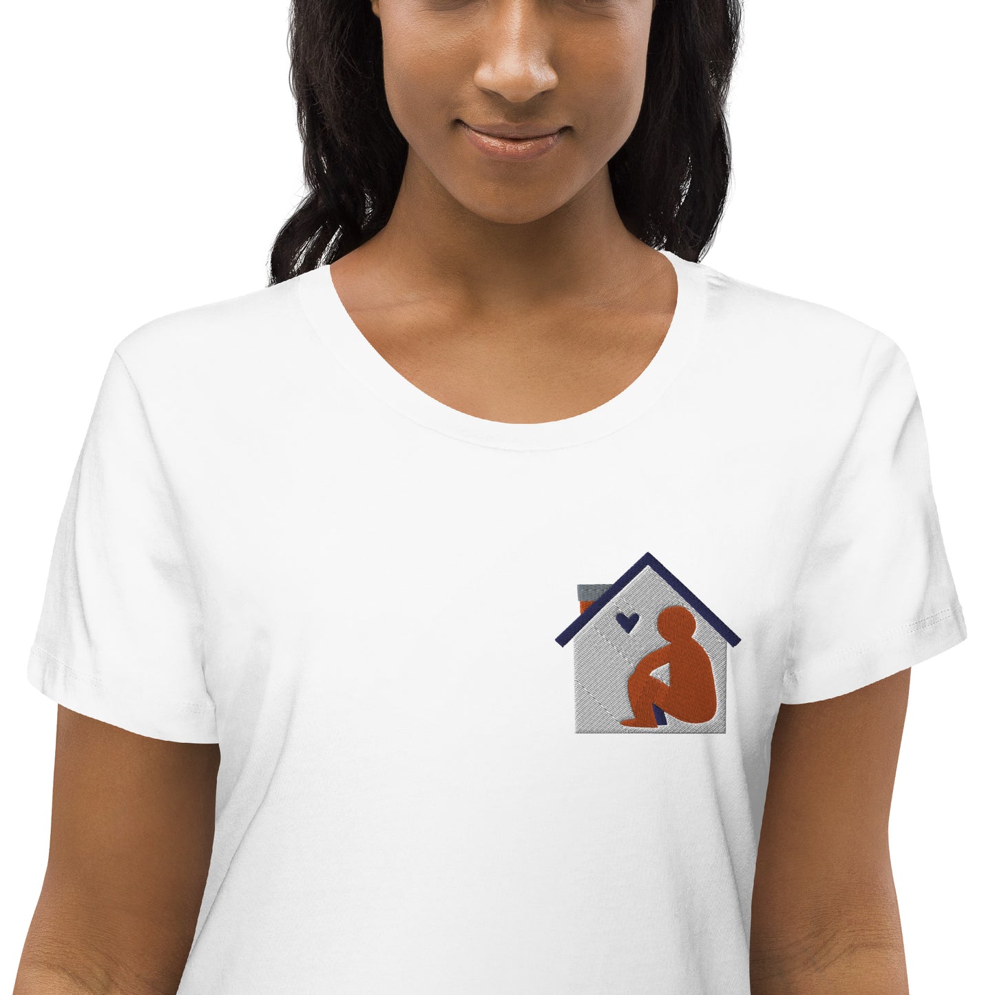 Housing is a Human Right - Women's fitted eco tee