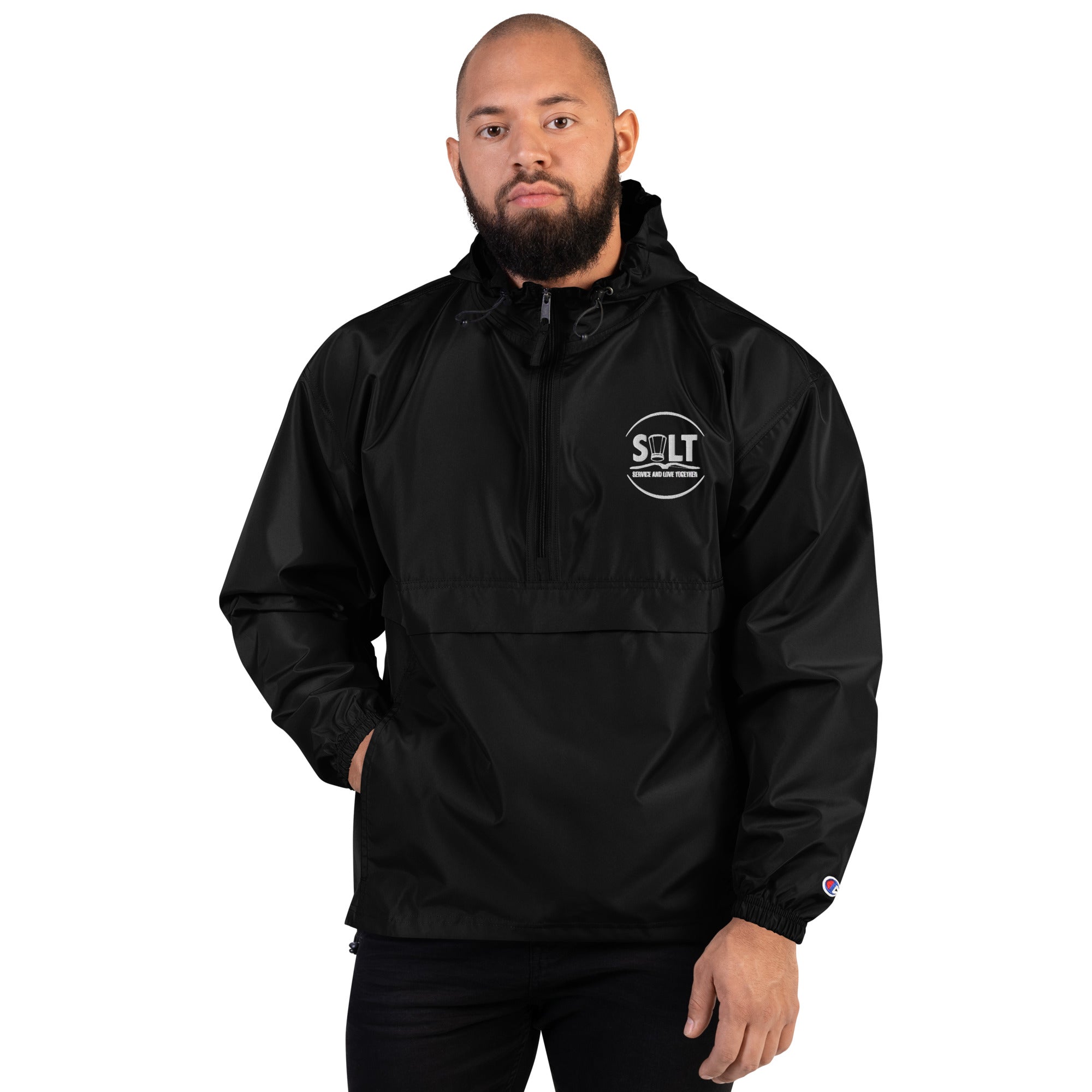 Awesomelife Podcast Embroidered Champion Packable Jacket – Awesome Life  Entertainment