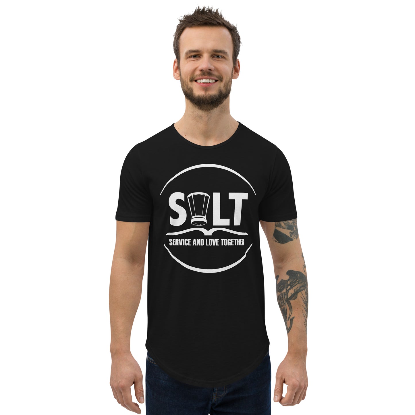 Men's Curved Hem T-Shirt