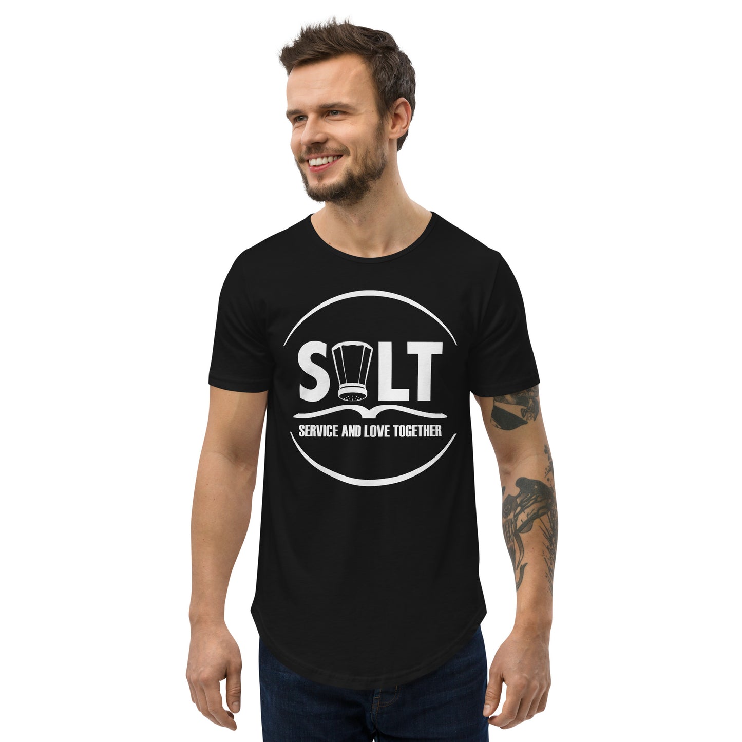 Men's Curved Hem T-Shirt
