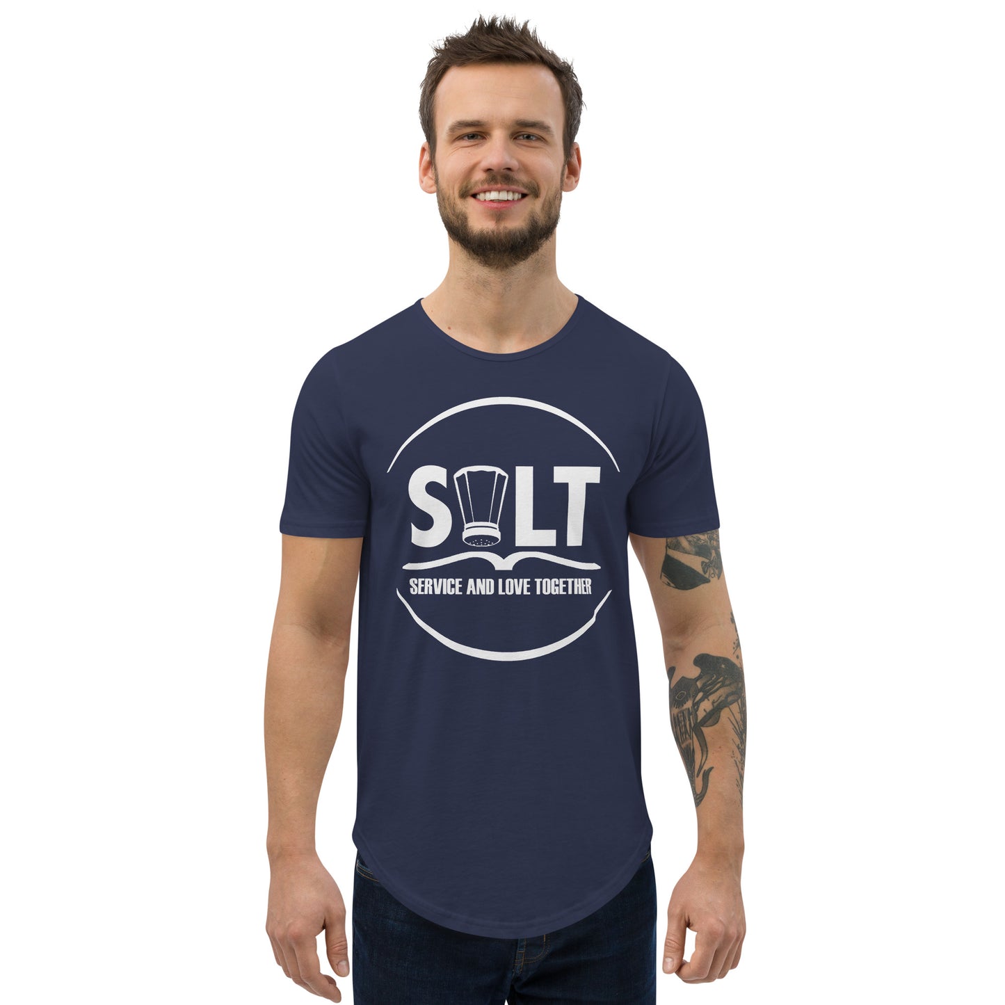 Men's Curved Hem T-Shirt