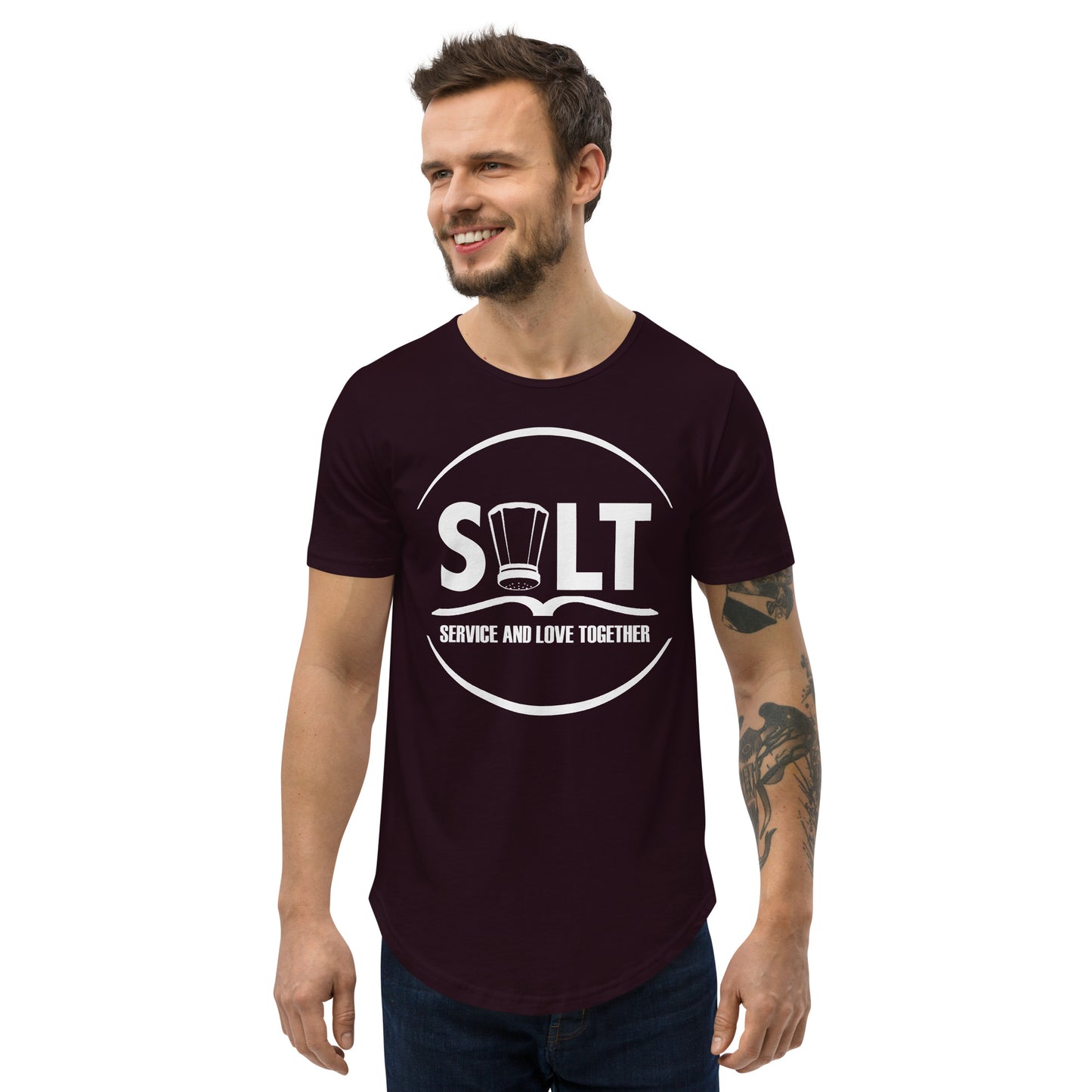 Men's Curved Hem T-Shirt