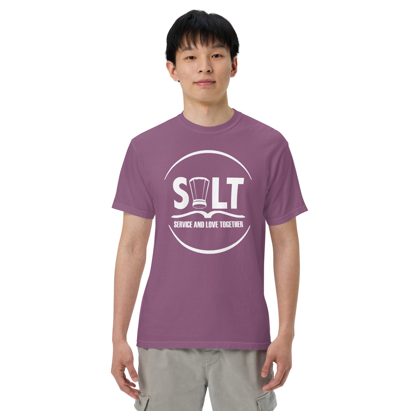 Men’s garment-dyed heavyweight t-shirt