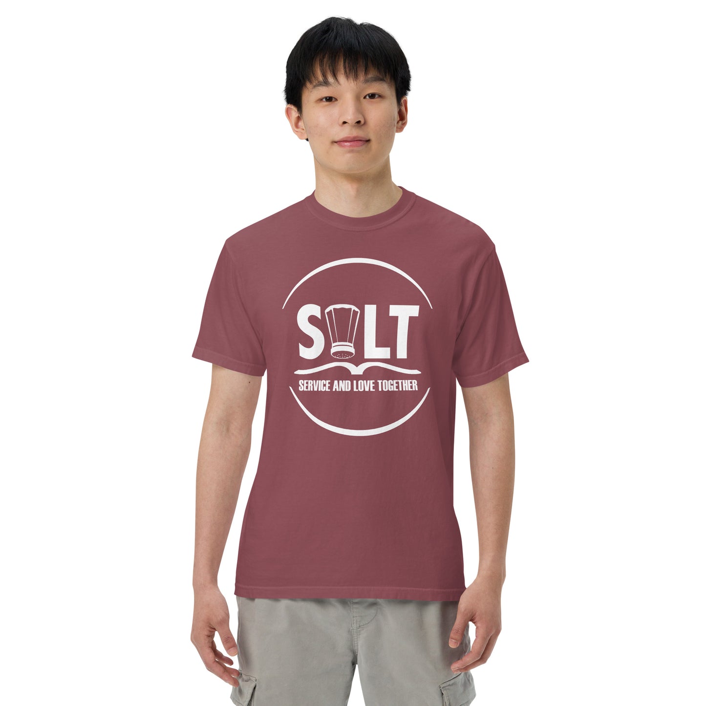 Men’s garment-dyed heavyweight t-shirt