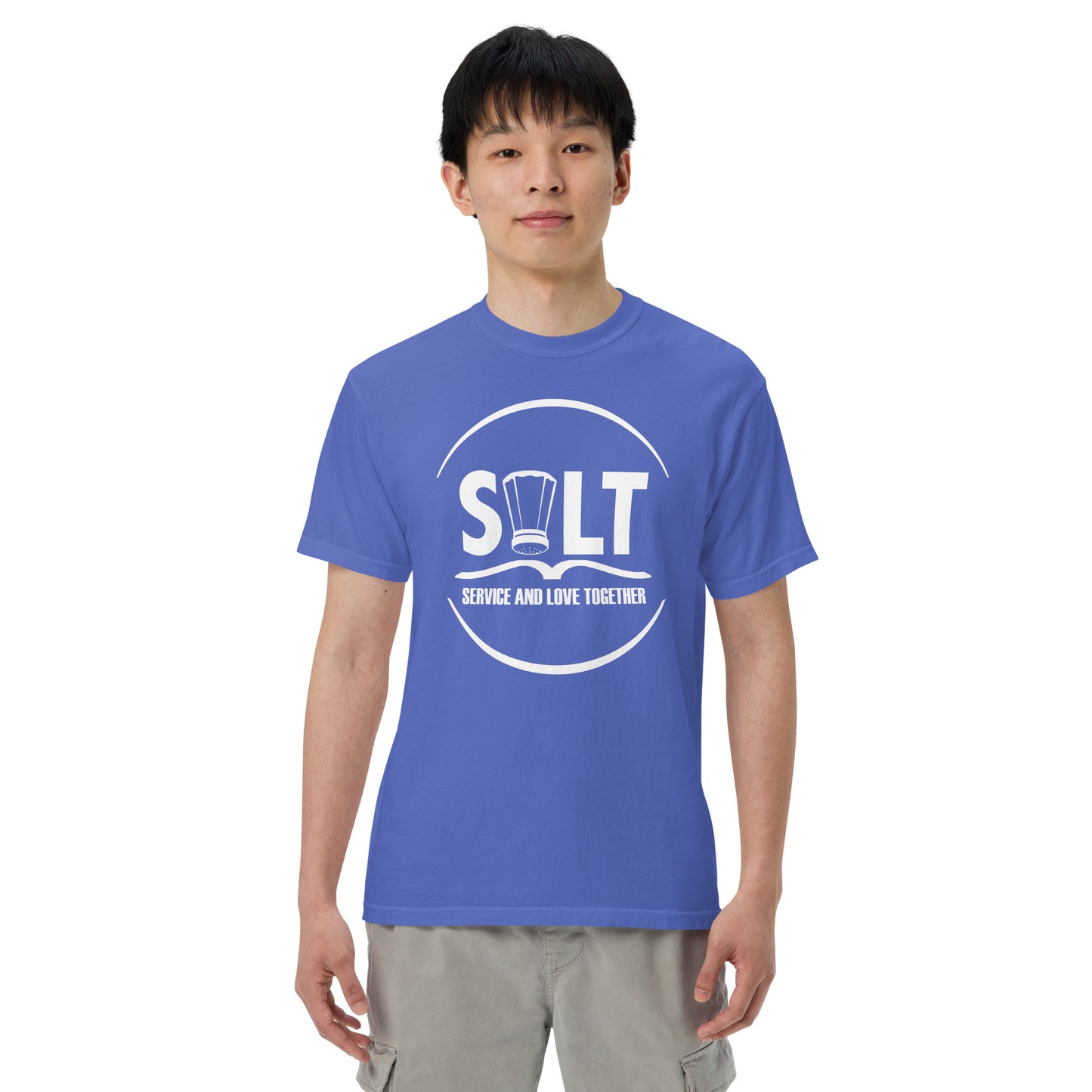 Men’s garment-dyed heavyweight t-shirt