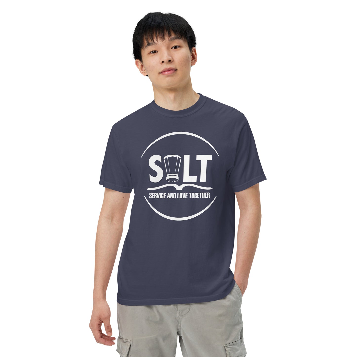 Men’s garment-dyed heavyweight t-shirt