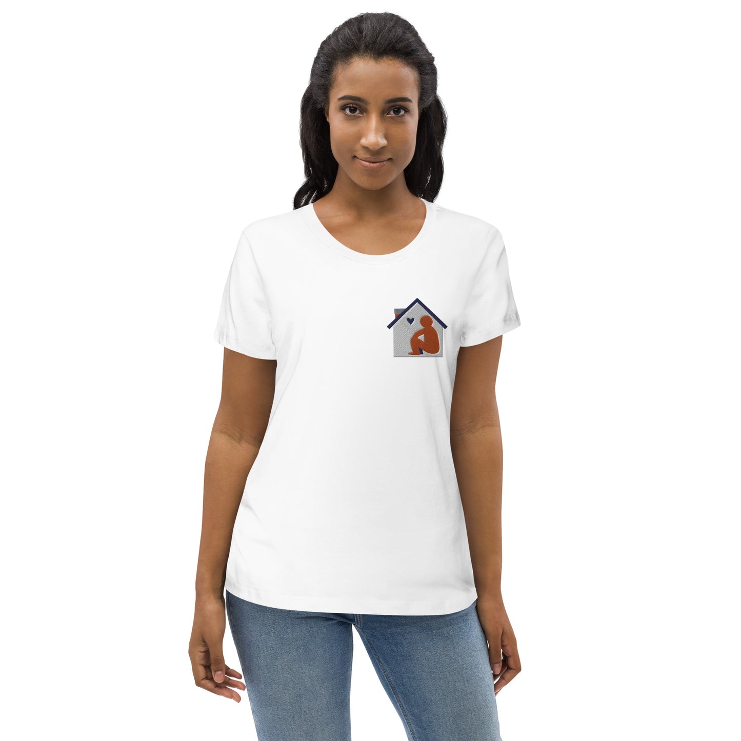Housing is a Human Right - Women's fitted eco tee